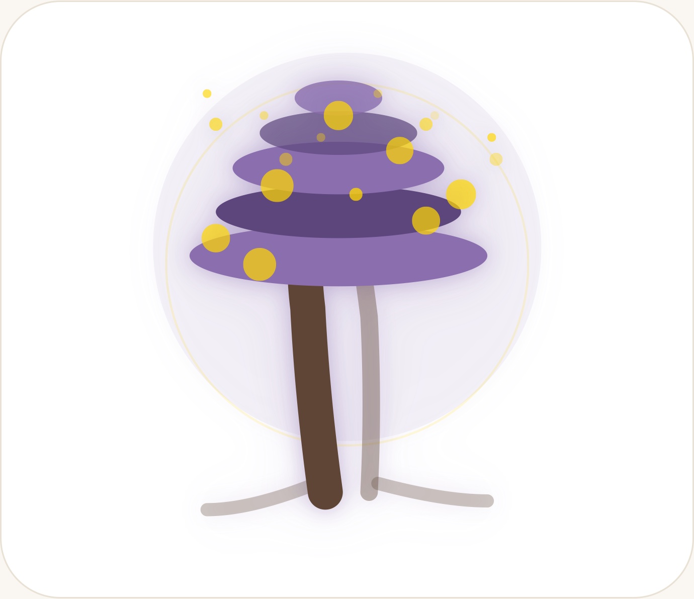 The Sage tree in JustGoBloom, shown fully grown